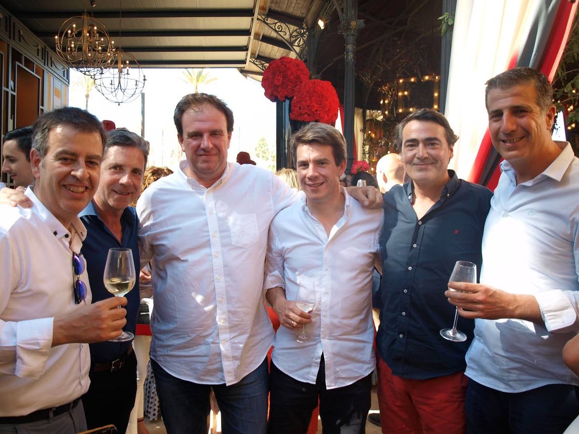 Los vascos Íñigo Aldasoro, Alberto Rui Wamba, Isidro Sierra, Alonso Ávila, Juán Allué y Gonzalo Susaeta