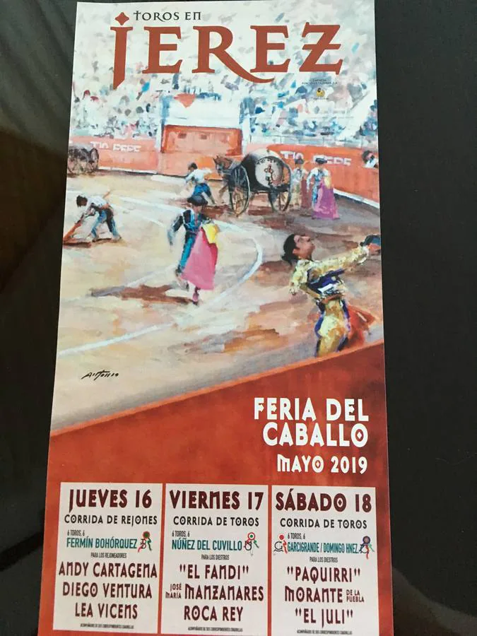 Cartel taurino de la Feria de Jerez.