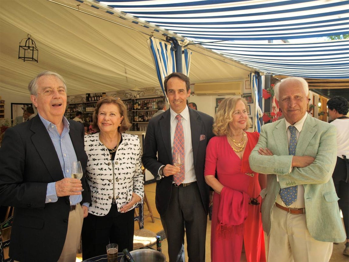 Jaime Poza, Pilar Cid, Francisco Domecq, María Elena Lería-Mackay y Enrique García-Trevijano.
