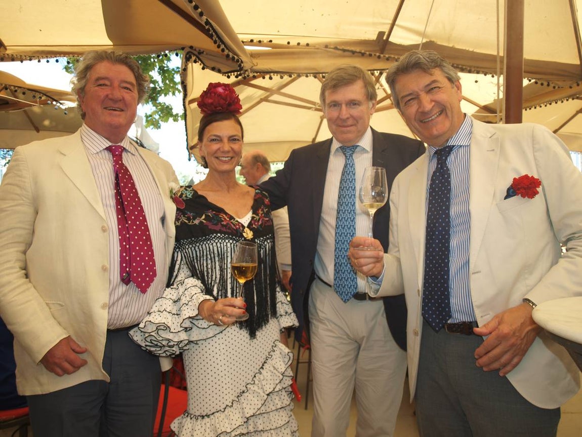 Leandro Rebuelta, Carla Puerto, Jorge Grosse y César Saldaña.