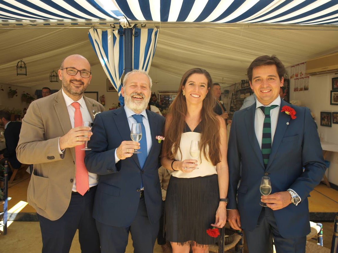 Alfonso Fernández, Pedro Pablo Reynoso, Mercedes Vergara y Baldomero García-Hoces