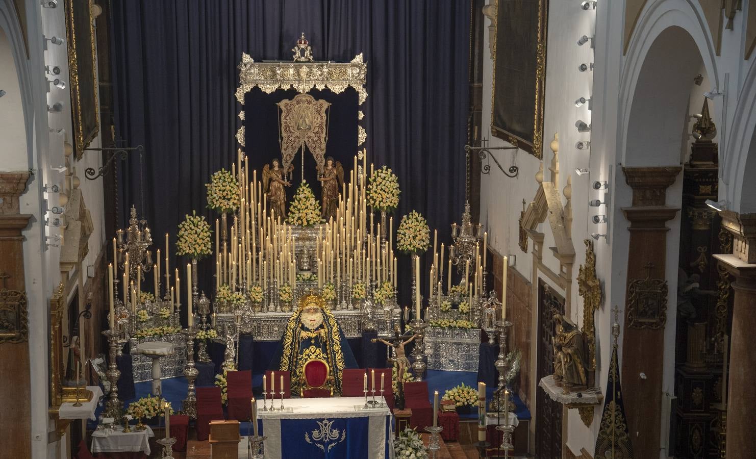 Galería del besamanos de la Virgen de los Ángeles de los Negritos