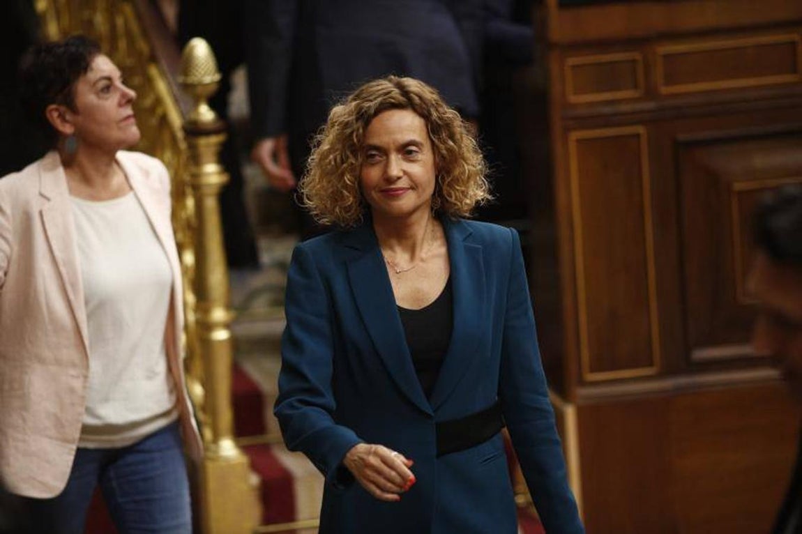 Meritxell Batet, al ser elegida nueva Presidenta del Congreso de los Diputados. 