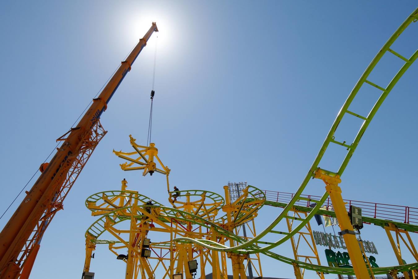 Los preparativos de la Feria de Córdoba, en imágenes