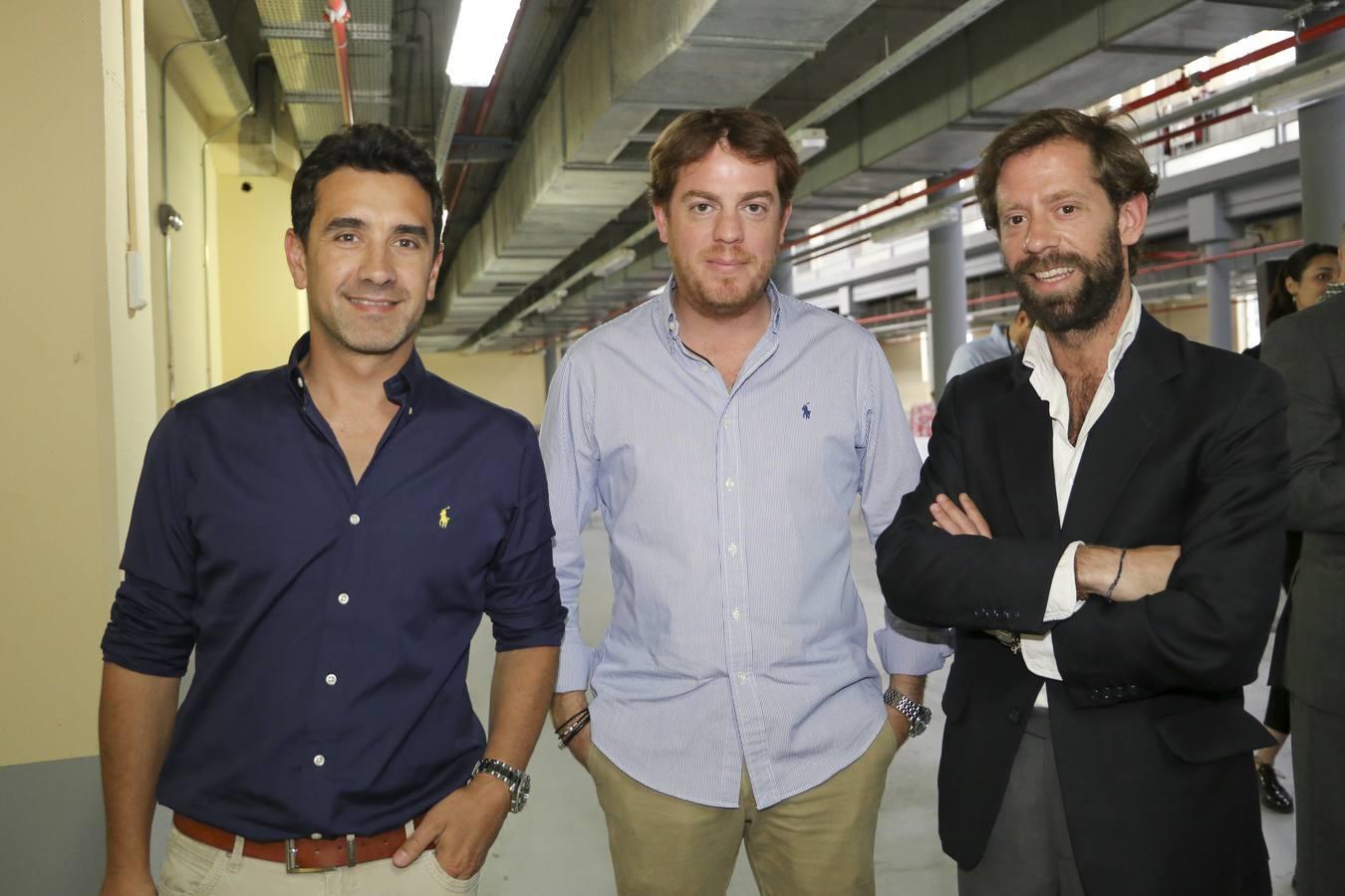 Jorge Bravo, Álvaro Fernández y Rafael Toribio