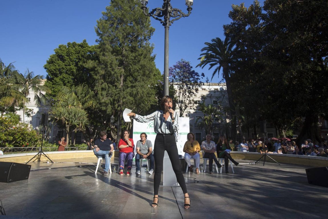 FOTOS: Mitin de Kichi en la plaza de Mina. Elecciones Municipales Cádiz 2019