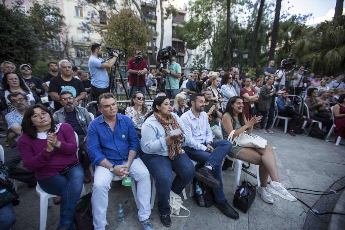 FOTOS: Mitin de Kichi en la plaza de Mina. Elecciones Municipales Cádiz 2019