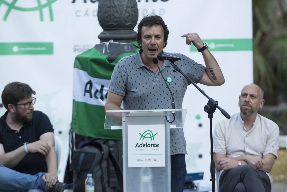 FOTOS: Mitin de Kichi en la plaza de Mina. Elecciones Municipales Cádiz 2019
