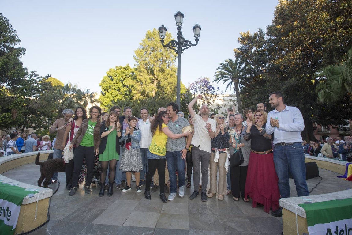 FOTOS: Mitin de Kichi en la plaza de Mina. Elecciones Municipales Cádiz 2019