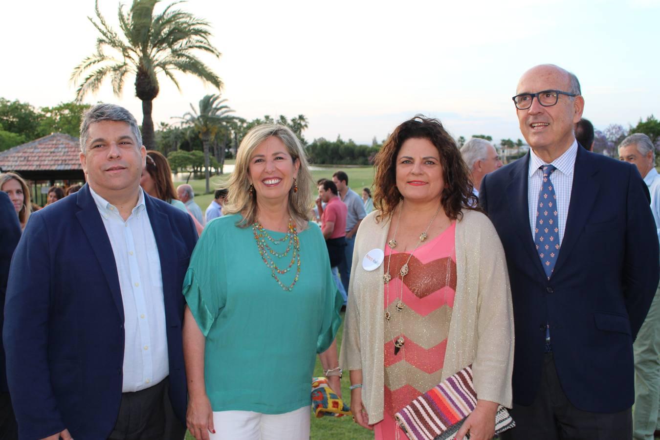 Manuel Naranjo, Ana Bastos, Miguel Ángel Fernández y Francisco Herrera