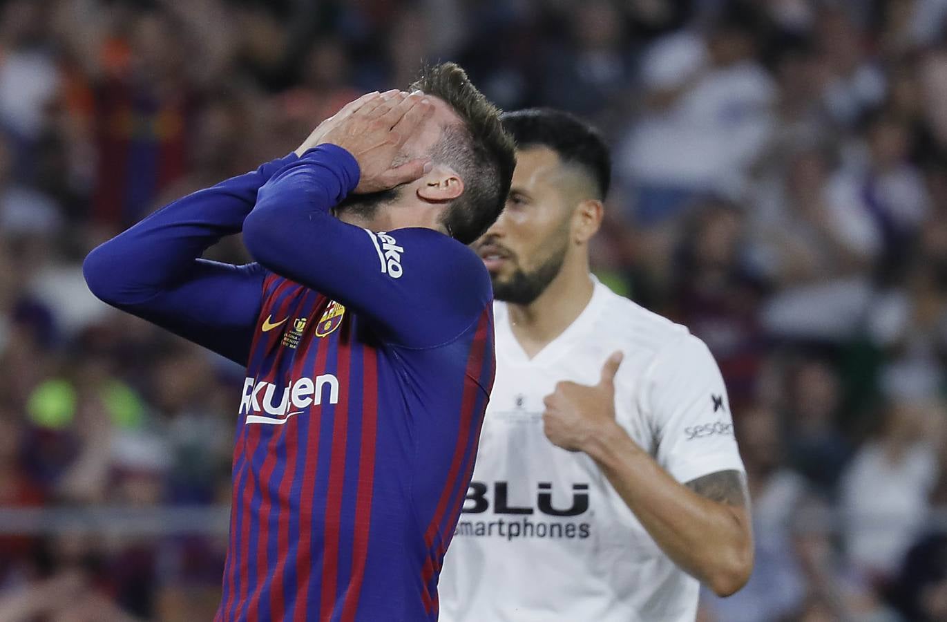 En imágenes, la final de la Copa entre el Barcelona y el Valencia