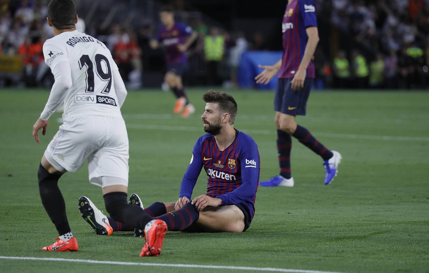 En imágenes, la final de la Copa entre el Barcelona y el Valencia