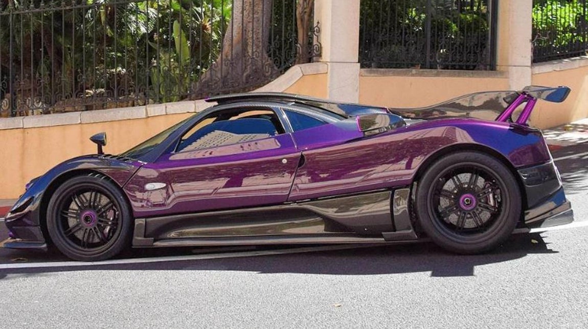 Pagani Zonda 760 LH. El piloto de Fórmula 1 suele presumir de su joya, a la que denomina "batmóvil"