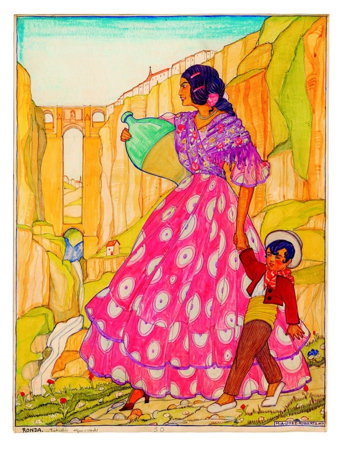 María Ángeles López Roberts y Muguiro (1902 - 1973). 