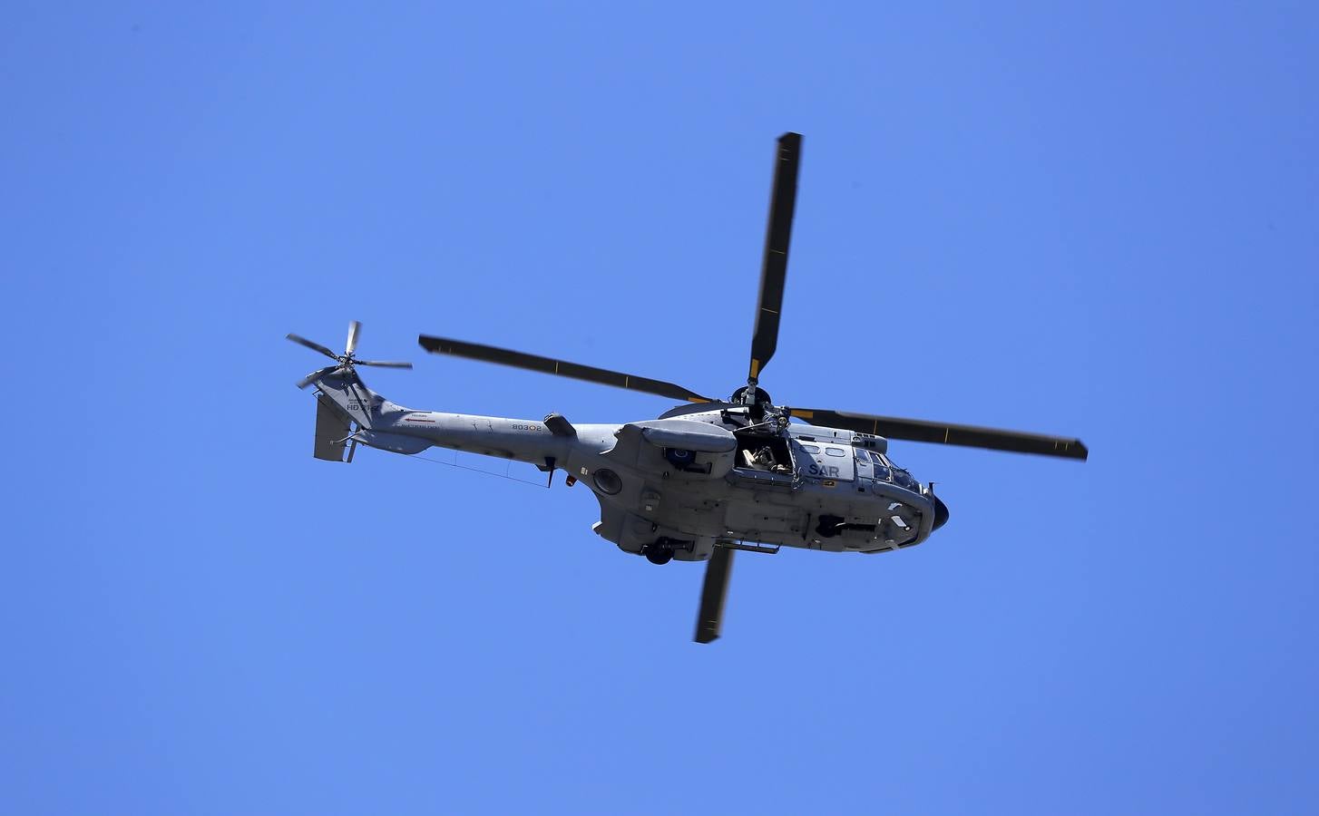 Ensayo aéreo para el Día de las Fuerzas Armadas