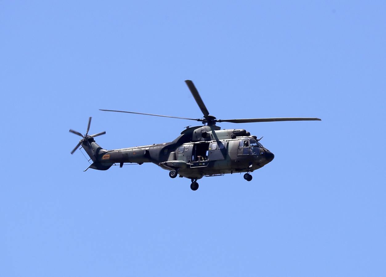 Ensayo aéreo para el Día de las Fuerzas Armadas