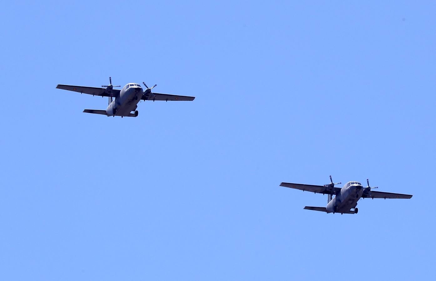 Ensayo aéreo para el Día de las Fuerzas Armadas