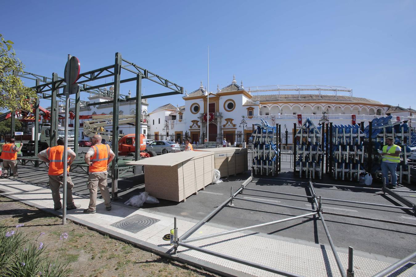 Sevilla se prepara para el desfile del Día de las Fuerzas Armadas 2019