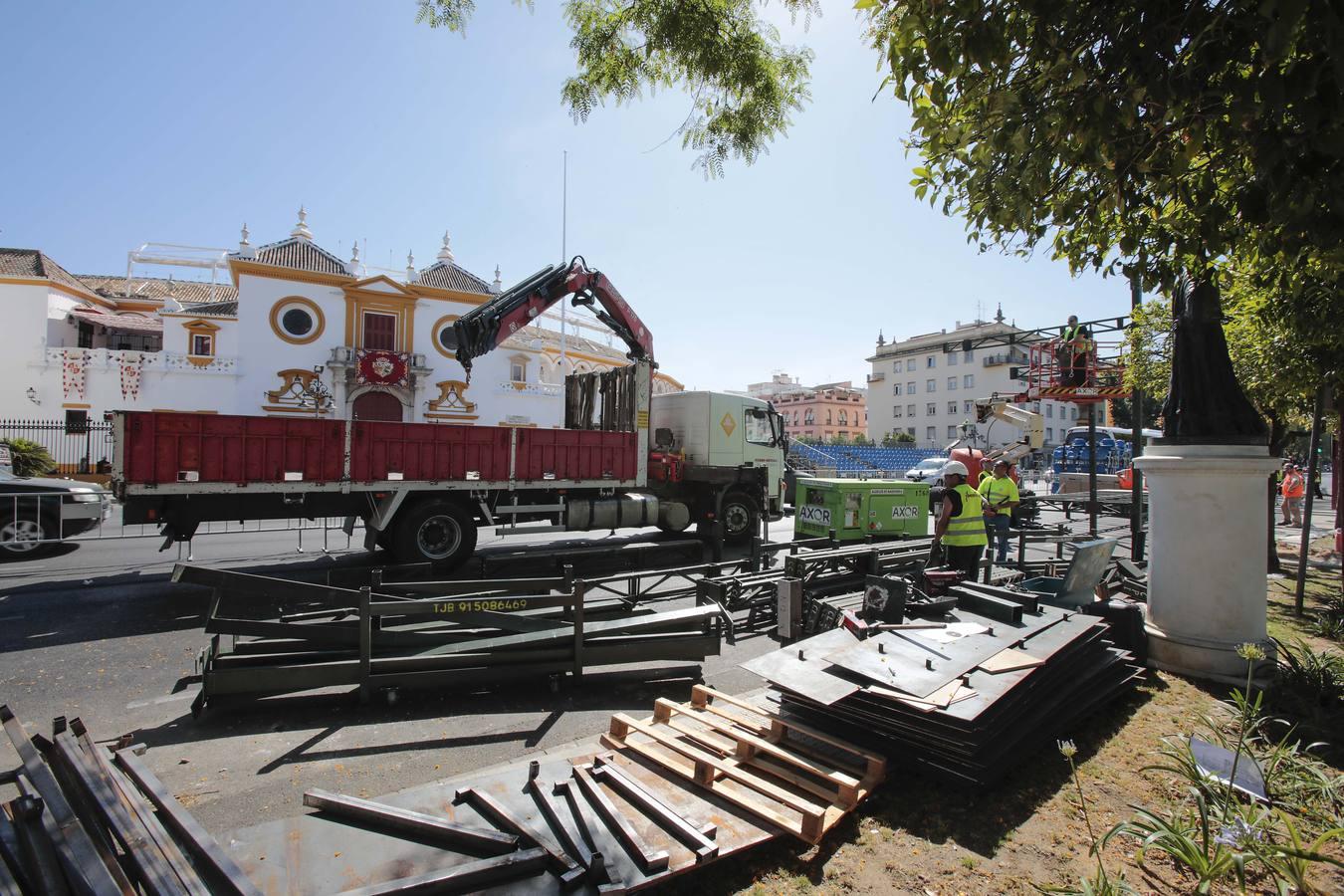 Sevilla se prepara para el desfile del Día de las Fuerzas Armadas 2019