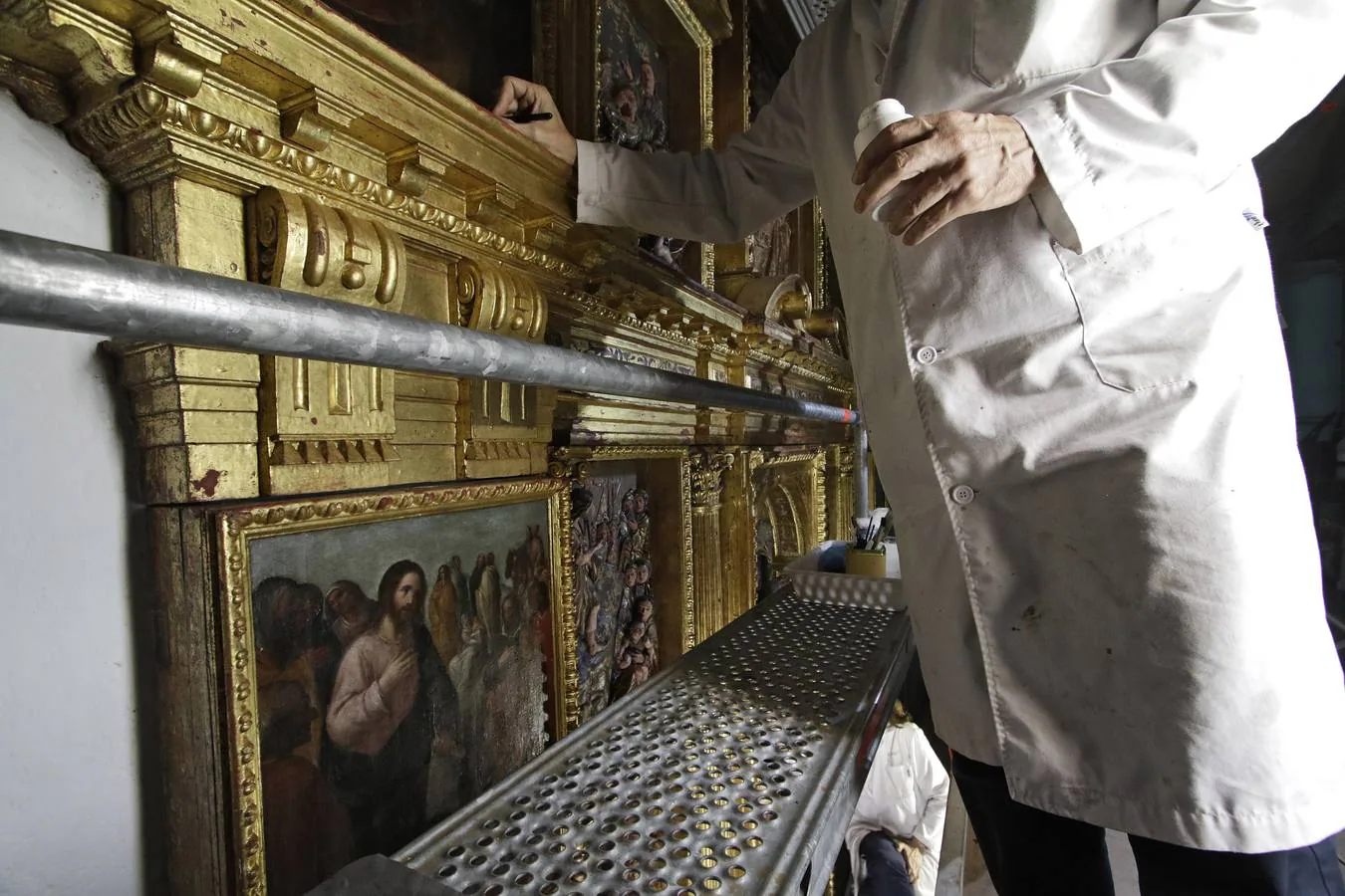 Restauración del retablo de San Juan Bautista de la iglesia de la Anunciación