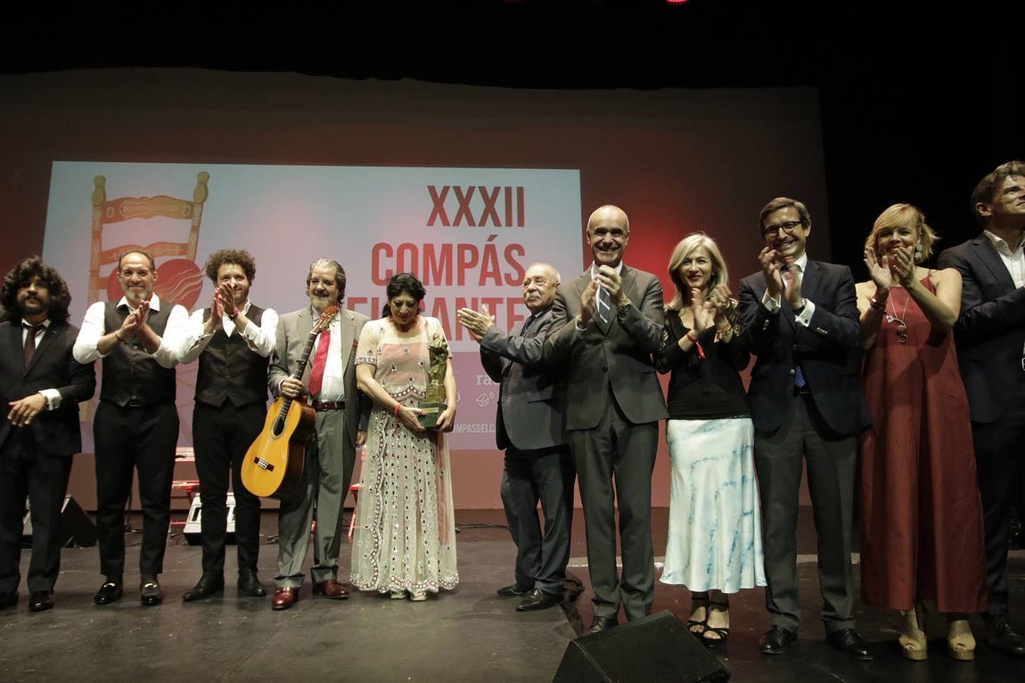 En imágenes, entrega de los premios «Compás del Cante» en Sevilla