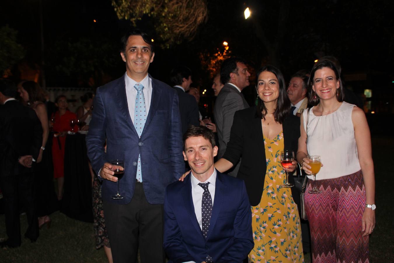 Bernardo Monteverde, José Luis de Augusto, Sara Ybañez y María Paz Borrero