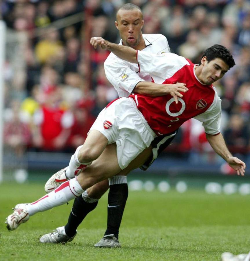 En 2004, durante su paso por el Arsenal. 