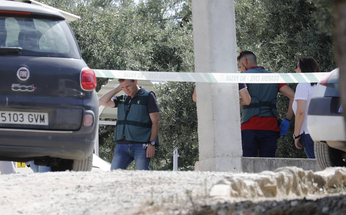 En imágenes, el trágico suceso de Iznájar con la muerte de dos personas