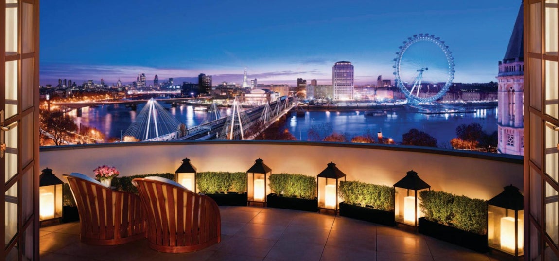 Vistas. La suite ofece una panorámica de 180º desde la que se distinguen los lugares más representativos de la capital