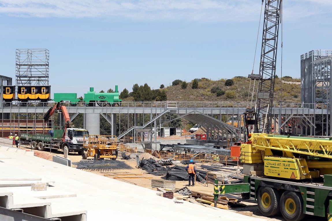 Las primeras imágenes de las obras de Puy du Fou