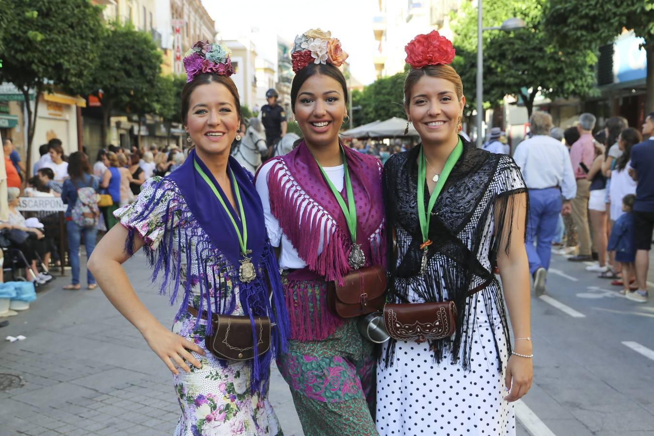 Guadalupe Olid, Macarena Muñoz y María Santana