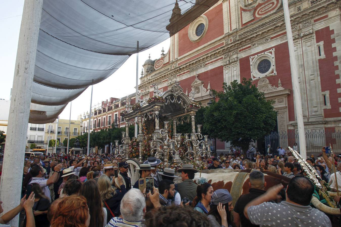 En imágenes, la salida de la hermandad del Rocío de Sevilla