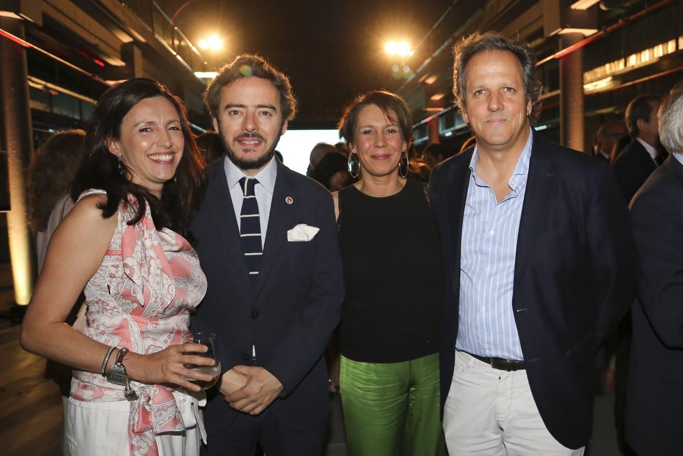 Silvia Librada , Pedro Vázquez , Isabel Donado y José Ruiz de Alba