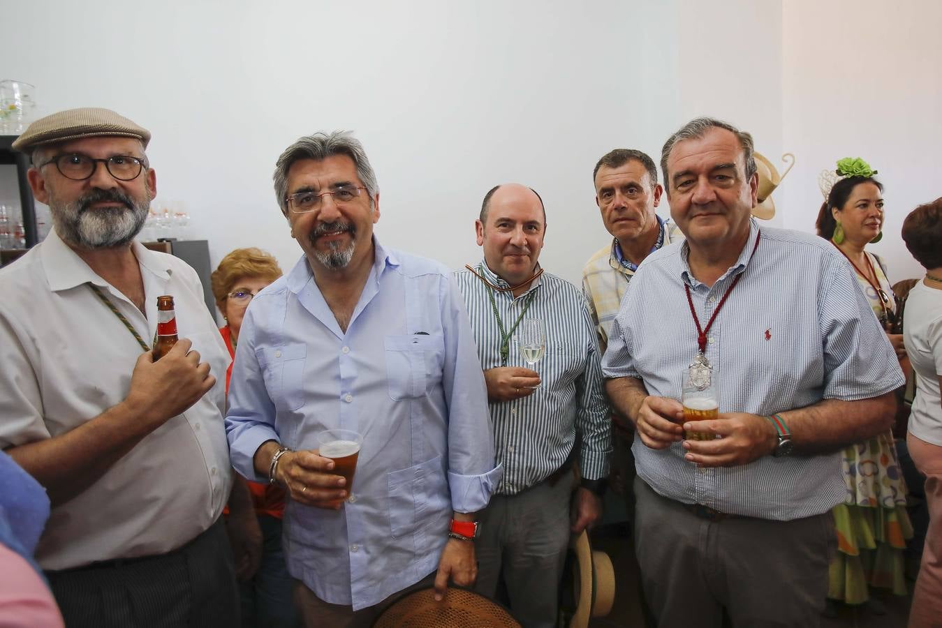 José Luis Pueyo, Enrique Cuadra, Julián Agudelo y José Fernández