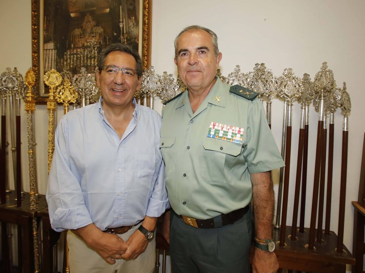 Antonio Pulido y el General de la Guardia Civil Manuel Contreras