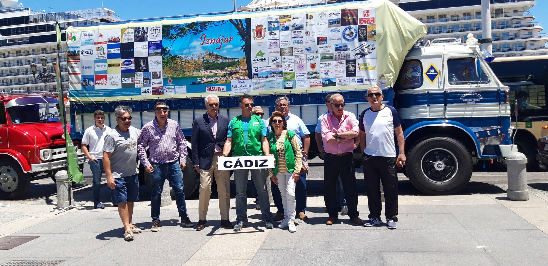 Camioneros Contra el Cáncer de la AECC en Cádiz