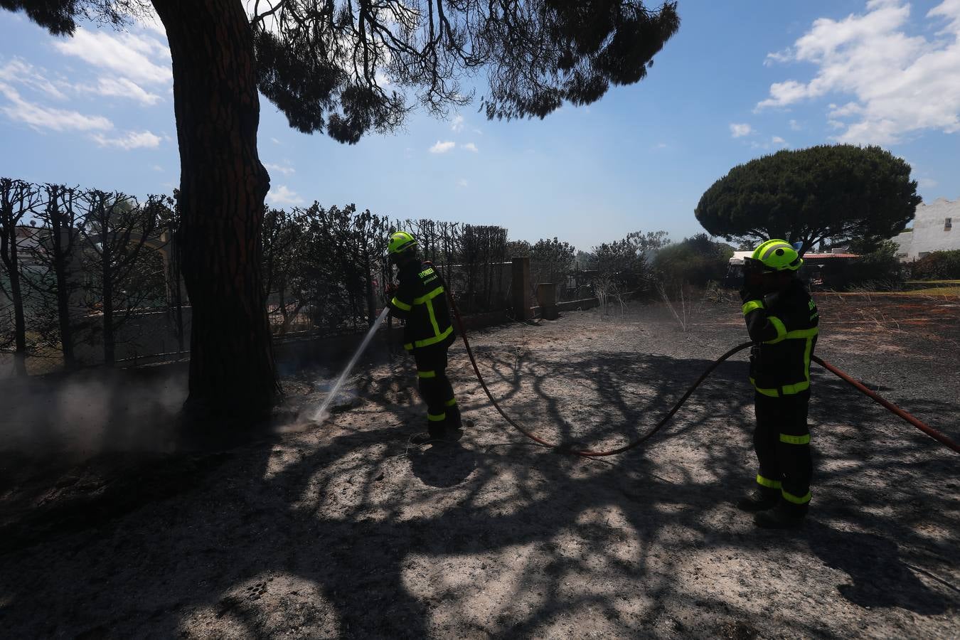 Fotos: Grave incendio en Conil, Cádiz