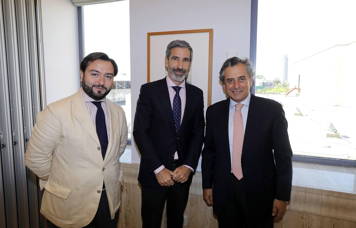 Alejandro González, Jesús Rodríguez y Augusto Jannone