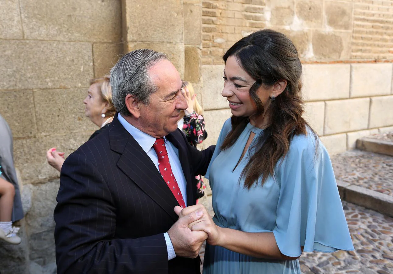 Claudia Alonso, con Javier Nicolás. 