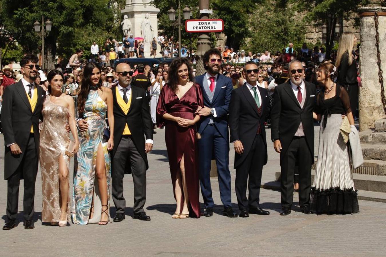 Las imágenes de la llegada de los invitados a la boda de Sergio Ramos y Pilar Rubio