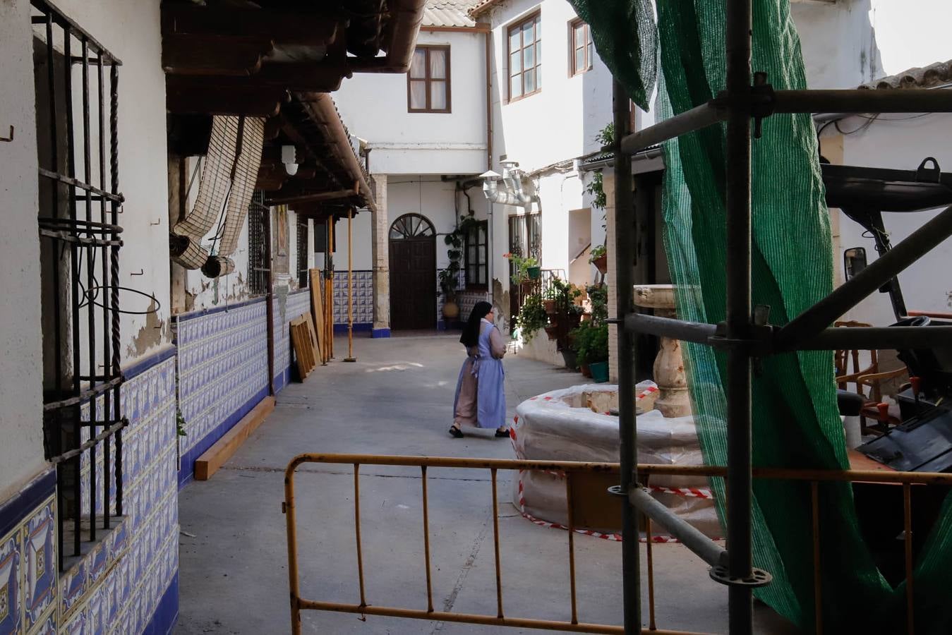 La restauración de la Casa de Triana en el Convento de Santa Cruz de Córdoba, en imágenes