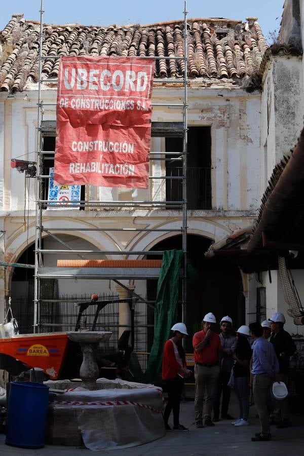 La restauración de la Casa de Triana en el Convento de Santa Cruz de Córdoba, en imágenes