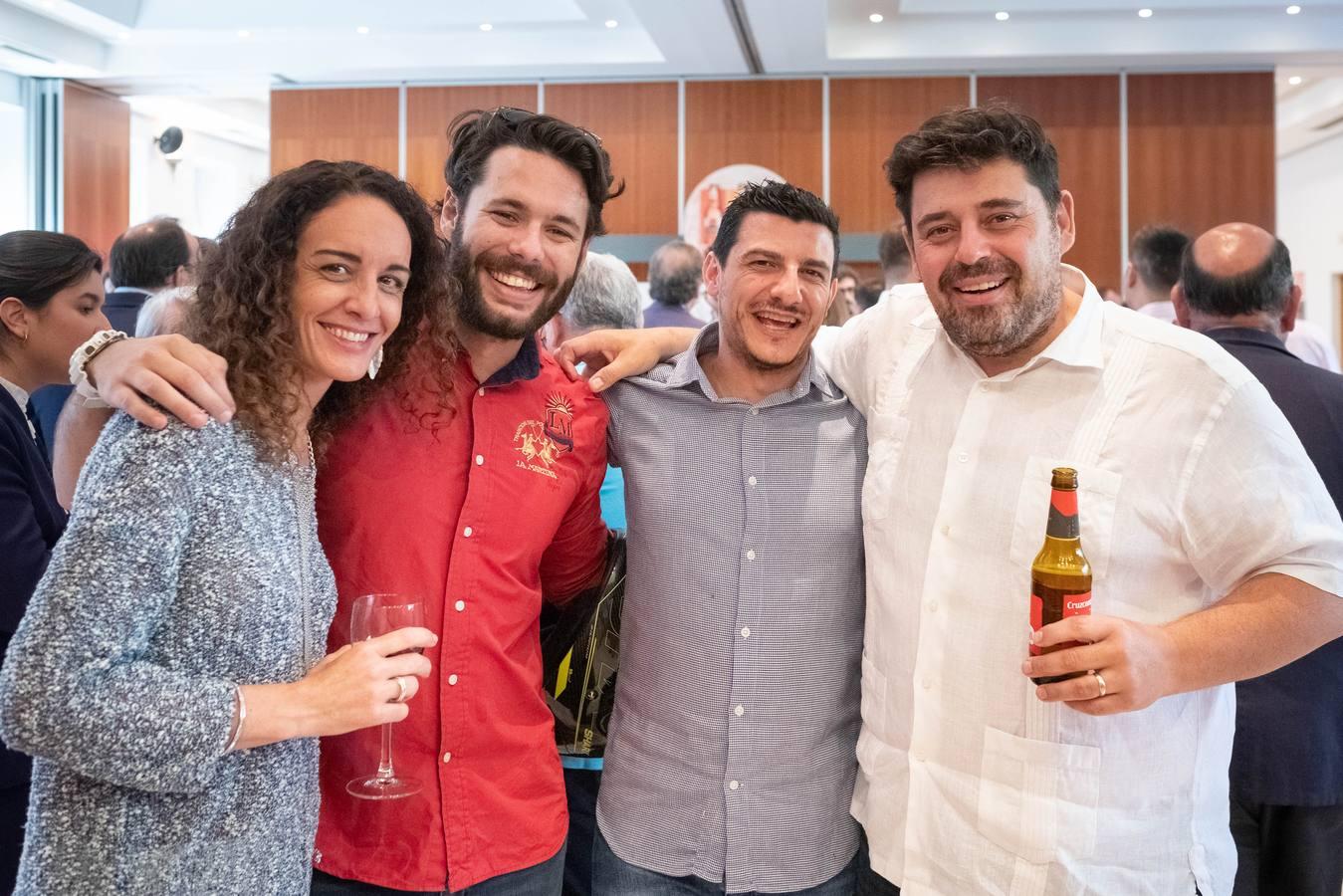 Cinta Romero Sánchez, Bosco Benítez, Daniel Jiménez y Gonzalo Jurado Bulne