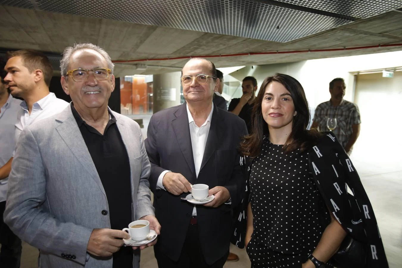Antonio Castro, Luis Sánchez y Lola Castro