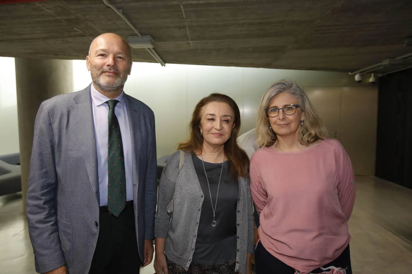 Paulino García, Valme Muñoz y Celia Díaz