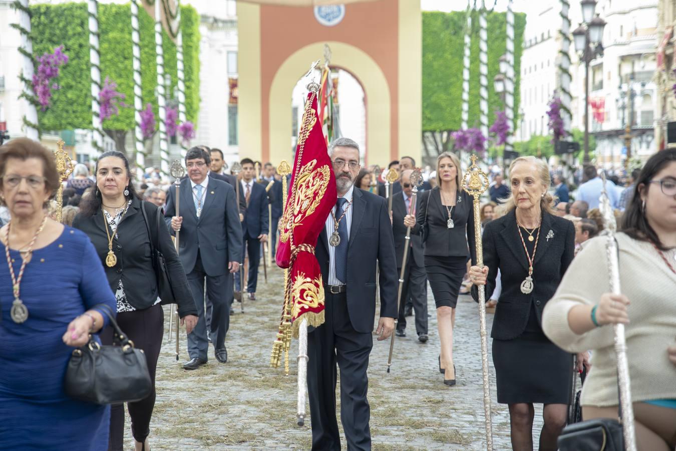 Galería de los integrantes de la procesión del Corpus Christi