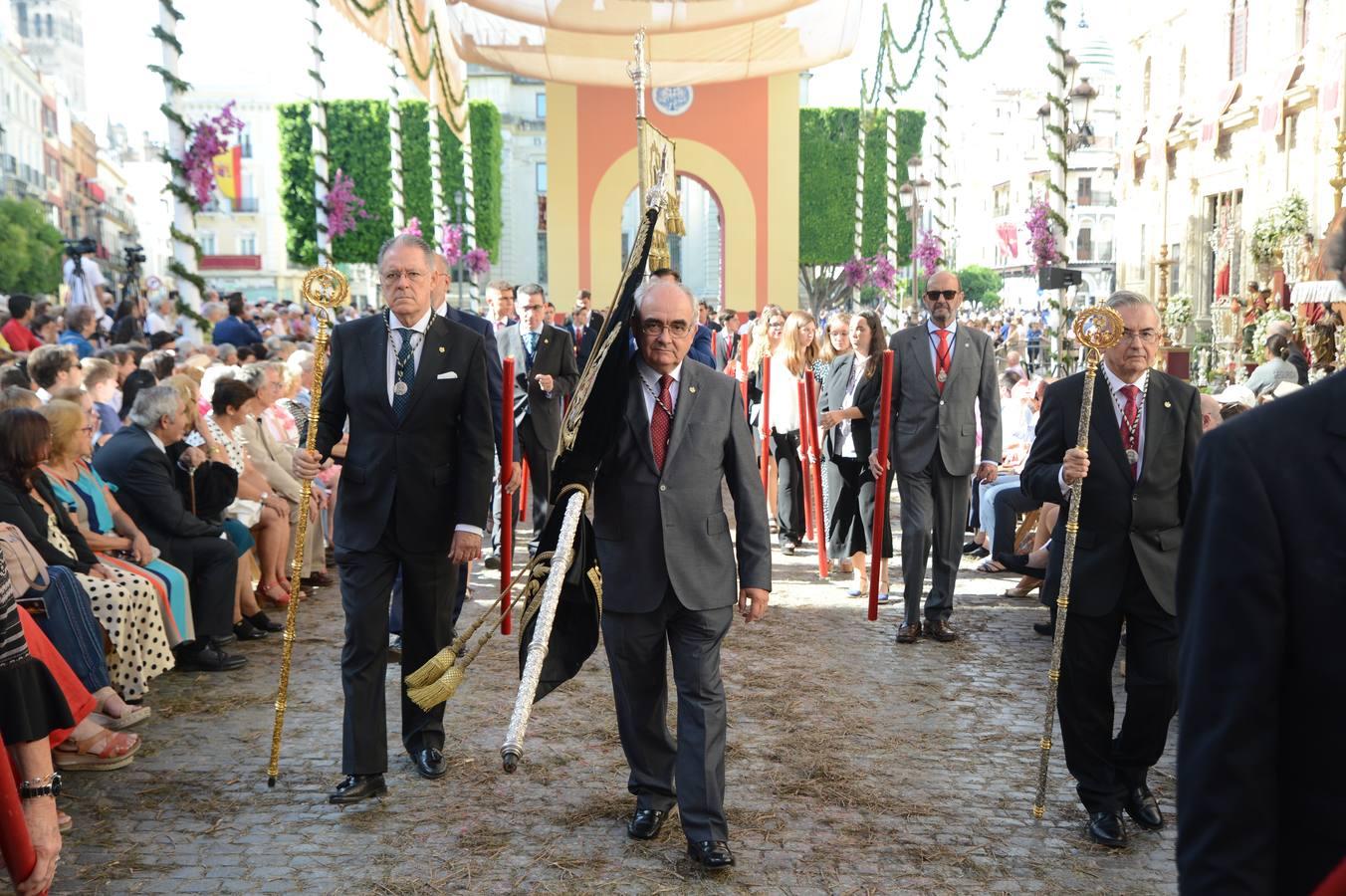 Galería de los integrantes de la procesión del Corpus Christi