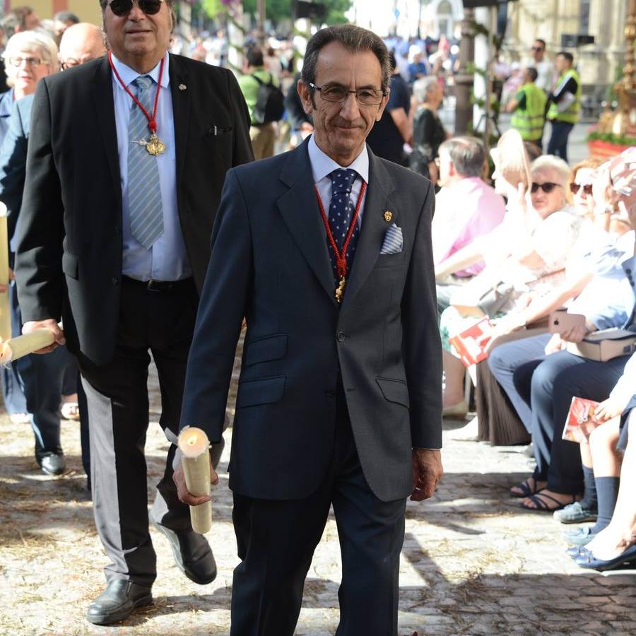 Galería de los integrantes de la procesión del Corpus Christi