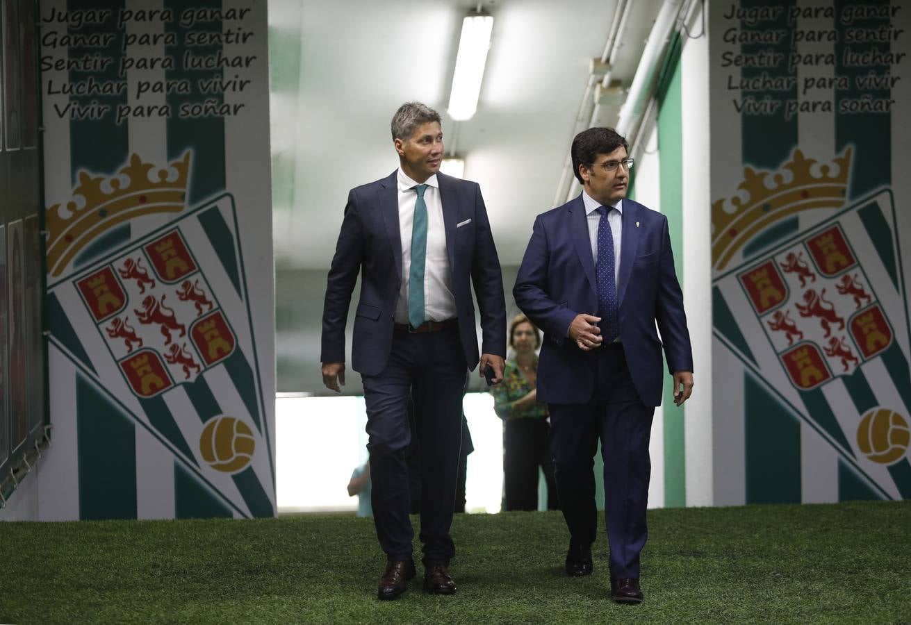 La presentación del director deportivo del Córdoba CF, en imágenes