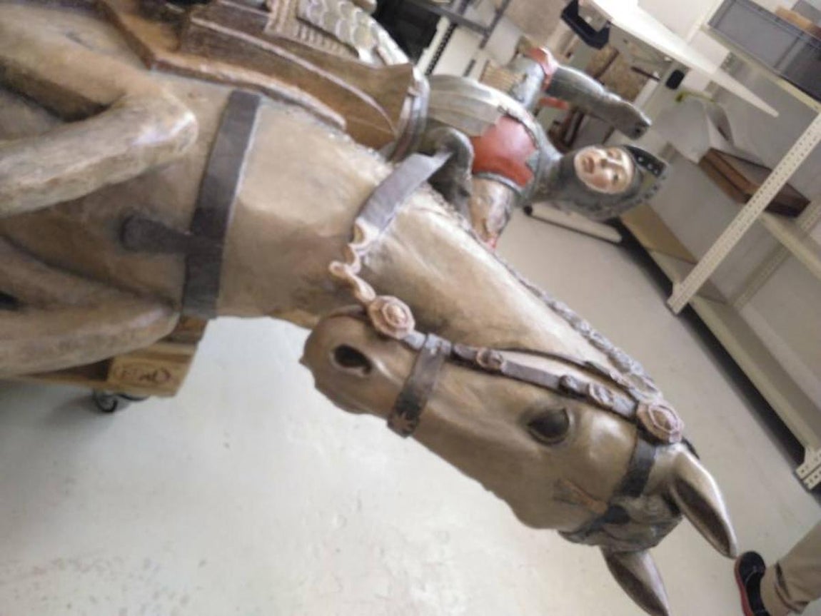 Así es la nueva imagen del San Jorge de Estella